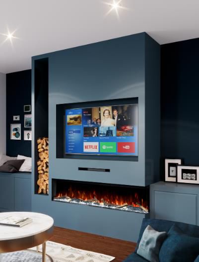 電視墻創(chuàng)意：幾種時尚實(shí)用的方式來展示您的電視